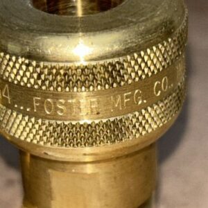 (2) FM4 Foster Brass Couplers NNB Fast Shipping! + Warranty - Image 3