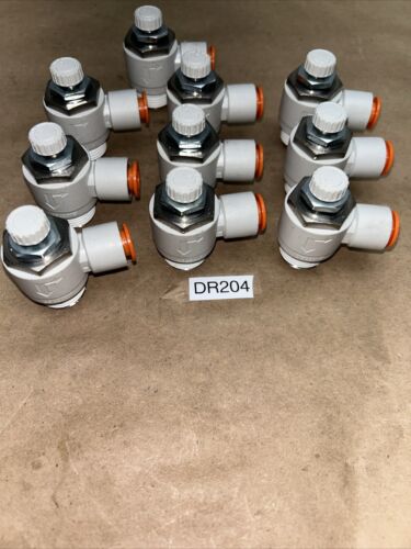 (10) SMC AS4201F Speed Control Valves NNB Fast Shipping !+ Warranty Main Image