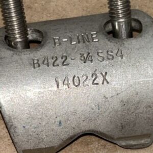 (6) B-Line B422-3/4" Conduit Clamps Fast Shipping! + Warranty - Image 2