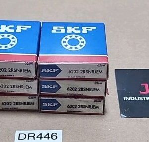 *NEW* [6] SKF 6202-2RSNRJEM Deep Groove Bearing 15mm ID 35mm OD 11mm W +Warranty - Image 1