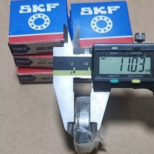 *NEW* [6] SKF 6202-2RSNRJEM Deep Groove Bearing 15mm ID 35mm OD 11mm W +Warranty - Image 6
