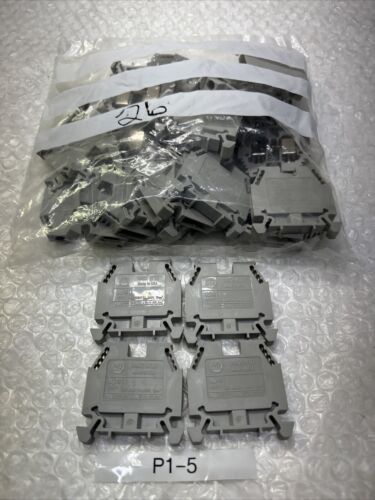 **Allen Bradley 1492-W10 Terminal Block Grey 600VAC QYT Of 30# Fast Shipping # Main Image