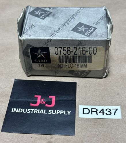 NEW OPEN BOX- STAR Linear Bearing 0756-216-00 FLO-16mm 1β Bore || FAST SHIPPED Main Image