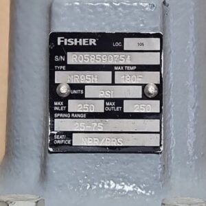 *NEW* Fisher MR95H Pressure Regulator 250Psi 25-75 Spring NBR/BRS + Warranty! - Image 2