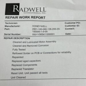 HONEYWELL Herculine 2000 / 2001-100-090-126-200-20-100000-1-0-00 + WARRANTY 🇺🇸 - Image 2