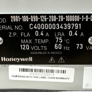 HONEYWELL Herculine 2000 / 2001-100-090-126-200-20-100000-1-0-00 + WARRANTY 🇺🇸 - Image 4
