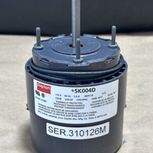 NEW- Dayton 5K004D Shaded Pole Motor 1550RPM 1/20Hp 115V 60Hz TEFC 5/16β Shaft - Image 6