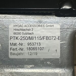 NEW NO BOX- HYDAC Cooling Systems PTK-250/M/115/FB072-E || FAST SHIPPED+WARRANTY - Image 3