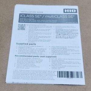 *BRAND NEW* OEM HID 920NTNNEK00000 iCLASS SE R40 Wall Switch Reader + Warranty! - Image 9