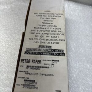 **METSO PAPER BEL900059 NEW IN BOX NIP IMPRESSION PAPER FAST SHIPPING # - Image 3