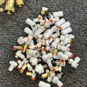 Extra Large Assorted Lot of Connectors Various Elbows,Tees,Straight,etc - Image 2