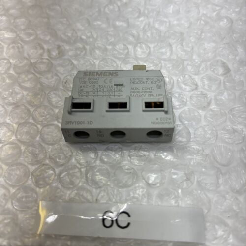 ** New Siemens Relay 3RV1901-1D NQ030131 Fast Shipping &Warranty# Main Image