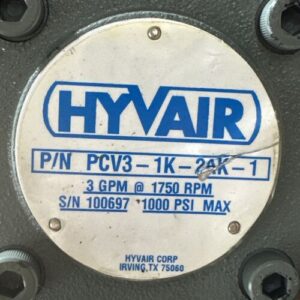 NEW NO BOX- HYVAIR Vane Pump PCV3-1K-2AK-1 3GPM@1750RPM 1000PSI Max || WARRANTY! - Image 10