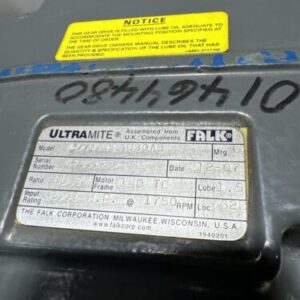 *NEW*Falk UltraMite 06UWAQ2AB80AB Gear Reducer Ratio 80.94:1 Frame 140TC 2.61HP - Image 7