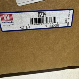 *NEW* TB Woods M234 - MX2-3/4 XKH 1 Sure Grip Bushing - Image 3