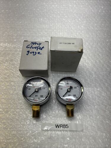 ** NEW (LOT OF 2) SPRAY GLUEPOT GAUGE INSTRUMENT PP 1124 DSB 160 Fast Shipping # Main Image