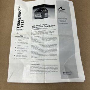 Transpak T713-0000 Input Isolating Field Config. Transmitter NNB Fast Shipping! - Image 7