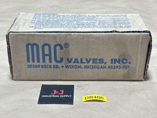 NEW OPEN BOX- Mac Valves 6334D-000-PM-111DA Solenoid Operated Valve || WARRANTY! Main Image