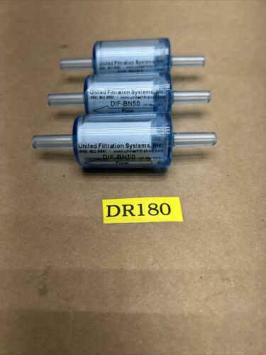 (3) United Filtration Systems, Inc. DIF-BN50 In-line Filter NNB Fast Shipping! Main Image