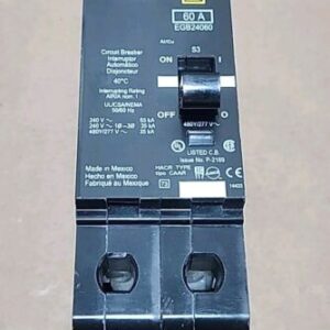 *NEW SURP* Square D EGB24060 Circuit Breaker 60A 2P 480/277V 50/60Hz + Warranty - Image 3