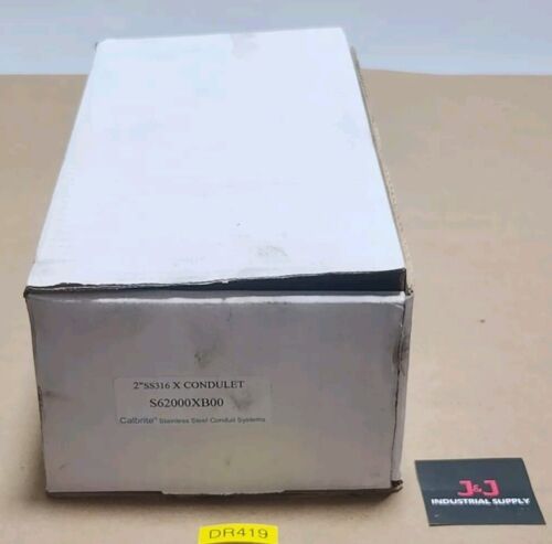 *NEW* Calbrite S62000XB00 Stainless Steel 316 Condulet Outlet Body 2" + Warranty Main Image