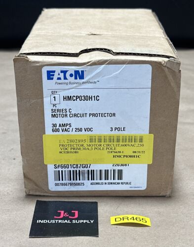 NEW OPEN BOX- Eaton / Cutler Hammer HMCP030H1C Motor Circuit Protector 30A 🇺🇸 Main Image