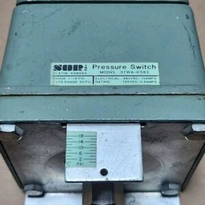 *NEW* SOR 37WA-KS83 Pressure Switch 1-18Psi 480Vac 15A 125Vdc 0.4A + Warranty! - Image 5