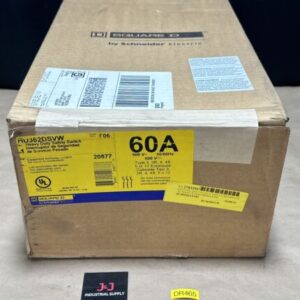 NEW IN BOX- Square D Heavy Duty Safety Switch HU362DSVW 60A 600V~ || WARRANTY! - Image 1