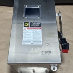 NEW IN BOX- Square D Heavy Duty Safety Switch HU362DSVW 60A 600V~ || WARRANTY! - Image 4