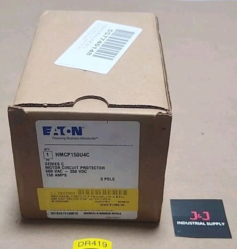 *NEW* Eaton HMCP150U4C Motor Circuit Protector 3P 150A 600Vac 250Vdc + Warranty! Main Image