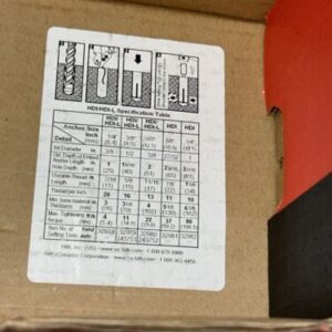 HILTI HDI 1/2" # 336427 total of 46 Anchors NIB Fast Shipping! + Warranty - Image 8