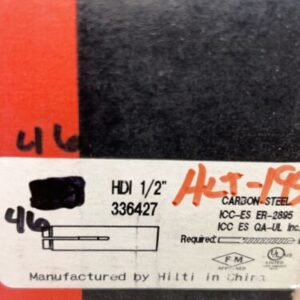 HILTI HDI 1/2" # 336427 total of 46 Anchors NIB Fast Shipping! + Warranty - Image 10