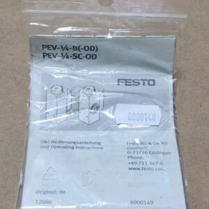 *NEW SURPLUS* Festo PEV-1/4-B Pressure Switch 250Vac 125Vdc 15-175Psi + Warranty - Image 9