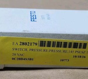 *NEW SURPLUS* Festo PEV-1/4-B Pressure Switch 250Vac 125Vdc 15-175Psi + Warranty - Image 10