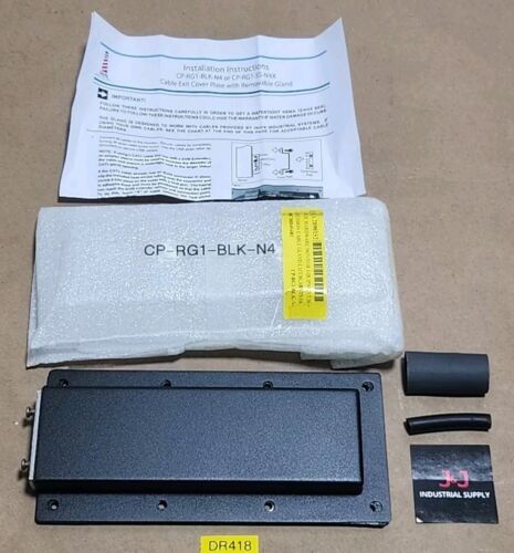 *NEW* Hope HIS CP-RG1-BLK-N4 Black Monitor Cable Exit Cover Plate + Warranty! Main Image