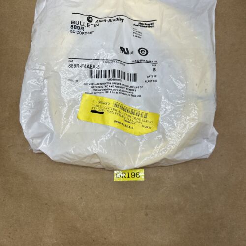 Allen-Bradley Bulletin QD Cordset 889R-F4AEA-5 4 Pin AC Micro Straight (NISB) Main Image