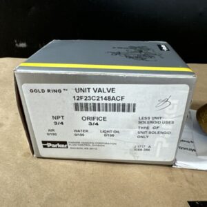 New Parker 12F23C2148ACF 3/4" NPT 3/4" Orifice 120/110V Warranty 🇺🇸 - Image 2
