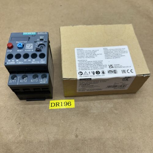 Siemens 3RU1116-1GBO Overload Relay #K-1174 Main Image