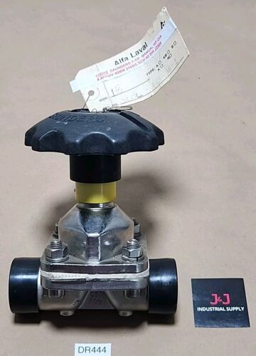 *NEW* Saunders Alfa Laval 119315 Manual Diaphragm Valve 1-1/2" 316SS + Warranty! Main Image