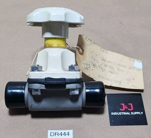 *NEW* Saunders Alfa Laval 119316 Manual Diaphragm Valve 1" 25mm 316SS + Warranty Main Image
