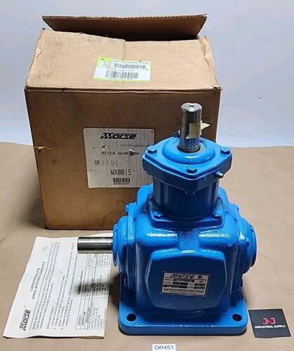 *NEW SURPLUS* Morse 6M 1:1 U-L Spiral Miter Bevel Gear Box 22.03Hp + Warranty! Main Image