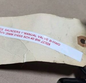 *NEW* Saunders Alfa Laval 119316 Manual Diaphragm Valve 1" 25mm 316SS + Warranty - Image 4