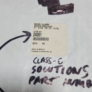 *NEW* [10] Class-C Solutions 24091 Quick Release Band Clamps 2-1/16 To 12-5/16 - Image 2