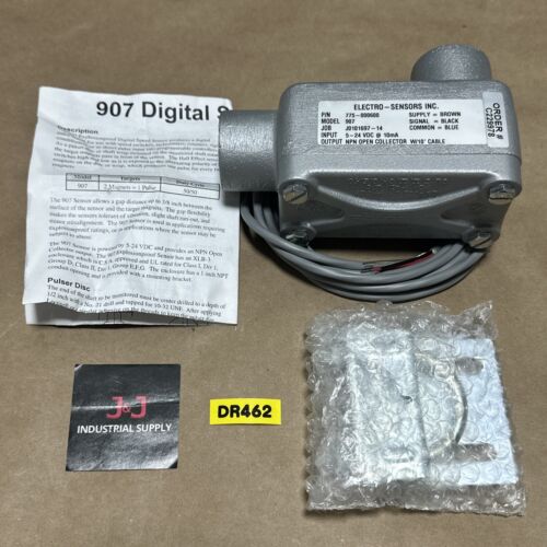 NEW- Electro-Sensors Model 907 Hall Effect Photoelectric Sensor 5-24VDC WARRANTY Main Image