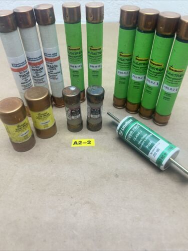 Assorted Lot Of Fuses Bussmann, Littelfuse,Ferraz Shawmut, Hi-cap NNB + Warranty Main Image