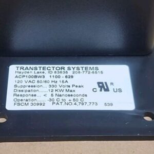 *BRAND NEW* Transtector ACP 100 BW3 1100-629 Surge Suppressor 120Vac + Warranty! - Image 3
