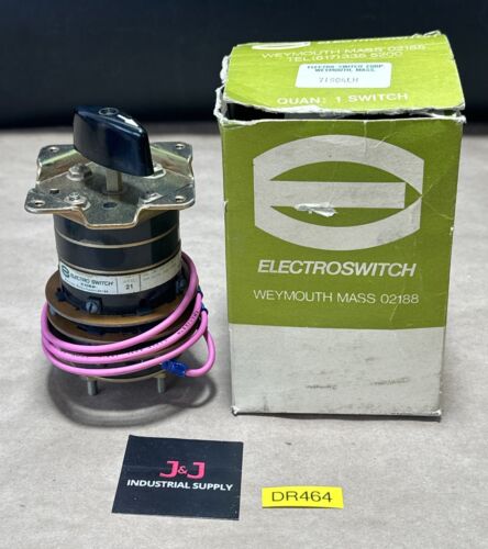 NEW IN BOX Electro Switch Series 21 7I904LH Relay Switch 10A - 125VAC + WARRANTY Main Image