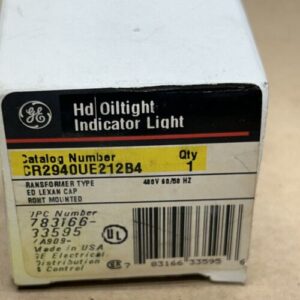 GENERAL ELECTRIC CR2940UE212B4 RED INDICATOR LIGHT NEW OPEN BOX - Image 2