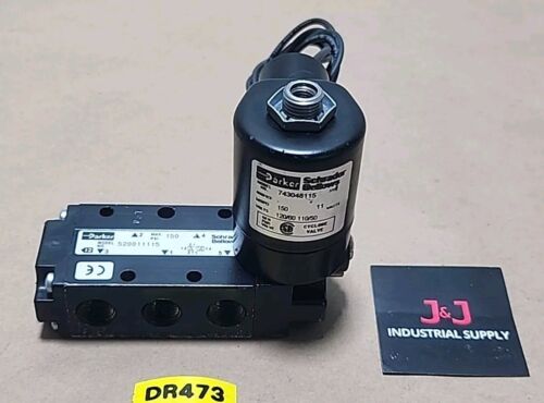 *NEW SURPLUS* Parker Schrader Bellows 520011115 Valve 743048115 120V + Warranty! Main Image
