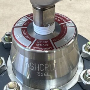 NEW OPEN BOX- Ashcroft Cylinder Diaphragm Seal W/ Gauge 50-100SS-02T-X-CG-YT - Image 6